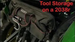 #29 John Deere 2038r: Cheap & Easy Onboard Tool Storage