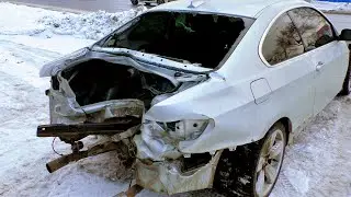 BMW 3 SAWN UP!!!! BMW 3 Auto body repair.