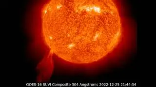 Prominence Eruption (12/25/2022) - SolarHam.com