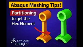 How to Create Hex Mesh in Abaqus | Partitioning Complex Geometry