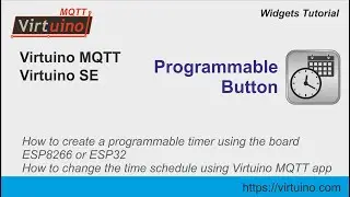 Virtuino MQTT, SE  How to create a programmable timer (ESP8266 or ESP32)