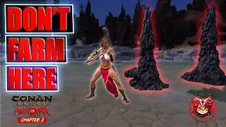 New Insane Brimstone Location - The Best Location To Farm Brimstone In Chapter 3 : Conan Exiles 2023