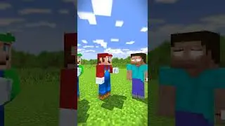 HELP Herobrine THROW Knife VS Notch VS Mario & Luigi 