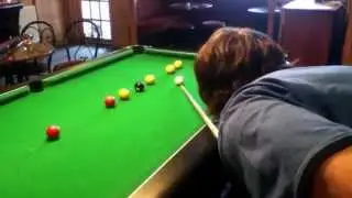 14 balls one handed!