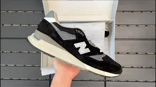 New Balance 998 MiUSA Black Silver | U998BL
