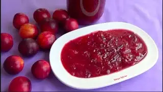 kıpkırmızı renğiyle! Erik reçeli tarifi.erik reçeli nasıl yapılır.reçel tarifleri.pratik tarifler