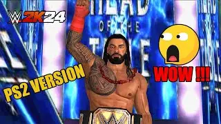 WWE 2K24 PS 2 Version SvR 07 mod - (PCSX2 Nightly Version) Max Settings 4k/60fps