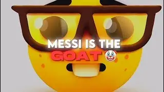 Messi is the goat 🤡