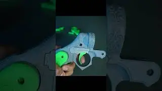 Two Barrel Gun 3D Printed 😯 Victorian Style  #3dprinting