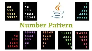 || 48 || Number Pattern in Java | How to solve any number pattern in Java | Pattern program in Java