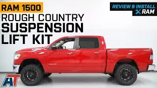 2019-2023 RAM 1500 Rough Country Suspension Lift Kit Front M1 Monotube Struts Review & Install