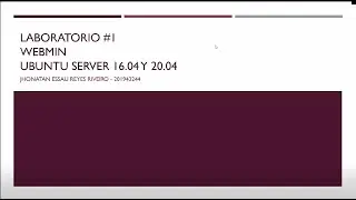 WEBMIN UBUNTU SERVER 16.04 Y 20.04