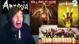 PewDiePie's LiveStreams #33 | Killing Floor, L4D2, TF2, Amnesia, Etc...