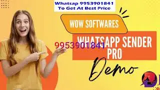 How To Use Advance WhatsApp Sender All In One Bulk WhatsApp Marketing Software Video 