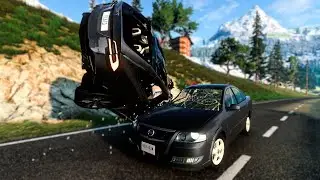 Satisfying Rollover Crashes #25 - BeamNG drive CHAOS ROADS