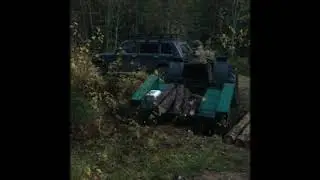 На каракате через канаву, проверка страховки от переворота.