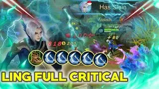 LING USE BUILD FULL CRITICAL WKWK - Mobile Legends