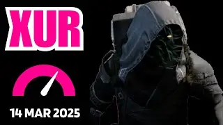 Where is XUR Today Destiny 1 D1 XUR Location and Official Inventory and Loot 14 Mar 2025, Mar/14/25