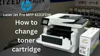 How To Change Toner Cartridge | HP LaserJet Pro MFP 4101FDW