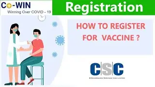 COVID VACCINE REGISTRATION TELUGU | cowin registration తెలుగులో | CSC TELUGU