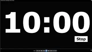 10 minutos com  sonorização a cada minuto