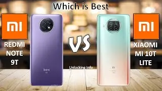 Redmi Note 9T vs Xiaomi Mi 10T Lite