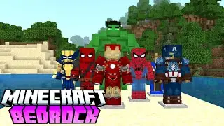 🔥Marvel addon - Addon de súper heroes para Minecraft bedrock 1.21 🔥