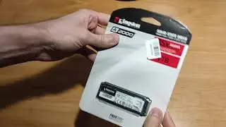 Распаковка NVMe M.2 Kingston A2000 1TB с Rozetka