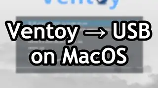 Install Ventoy to USB from MacOS (via VirtualBox)