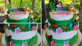 लहान मुलासाठी केक  | Jungle Theme cake | 2 kg cake #frissbakecorner