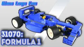 Lego Creator 31070 3rd Model Formula-1 added steering Review Обзор