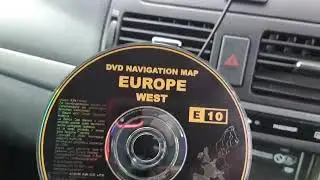 Toyota Avensis T25 Satnav CD error program cannot be read