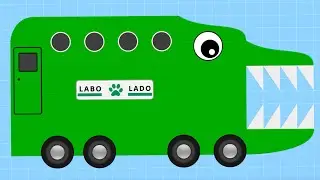 Симулятор Локомотива Labo Brick Train #2 Строю Зубастый Поезд на Машинки Кида
