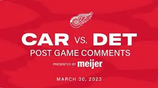 Walman, Nedeljkovic and Coach Lalonde | Post Game 3/30 CAR
