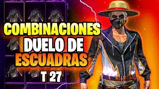 🔥20 COMBINACIONES DE ROPA CON LA CAMISA DE DUELO DE ESCUADRAS TEMPORADA 27 🔥OUTFITS INSANOS FF