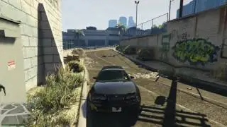 GTA 5 - Майкл танцует в машине под музыку