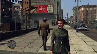 L A  Noire Free Roam Gameplay (Casual Walk & Drive + Responding to Police Call)
