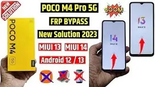 Poco m4 5g frp remove/miui 14update/a to z all poco frp remove miui14/android 13 update/gsmdevil