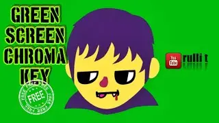 Green Screen HD [1080p] - SCARY FACE animation 🔊 sound