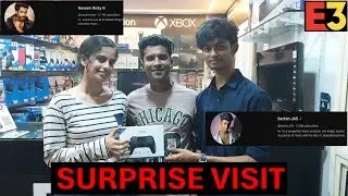 SURPRISE VISIT YOUTUBER NAVEEN RICKY & SACHIN JAS TO OUR E3 GAMING STORE
