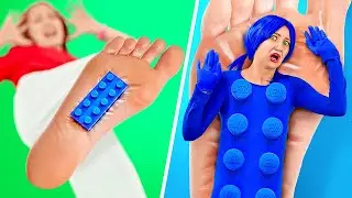 ЕСЛИ БЫ КУБИКИ ЛЕГО ОЖИЛИ! || Веселые лайфхаки и игрушки-антистресс от 123 GO!