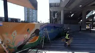 Gilmore Place | Art Mural Installation