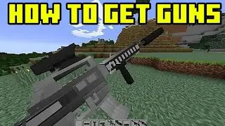 HOW TO GET GUNS IN MINECRAFT XBOX/PS5/PS4