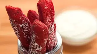 How To Make Red Velvet Donut Sticks - Delicious Dipping Dessert