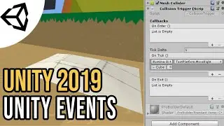 I use Unity Events [Tutorial][C#] - Unity tutorial 2019