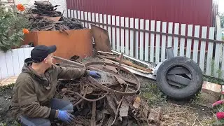 ДЕРЕВНЯ КУЗНЕЦОВ /Отличный металл так и прёт / Коп у заброшенной деревни !