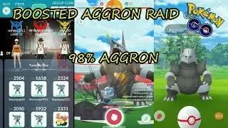 Boosted Aggron Raid (98% Aggron)