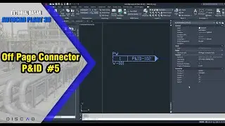 Autocad P&ID Drawing - Off Page Connector #05