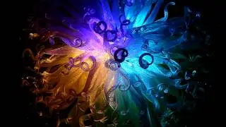 Hand Blown Glass Chandelier created by Holdman Lighting and Holdman Studios