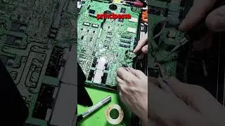 75-inch Samsung QLED TV, power board repair, but the display is broken! 